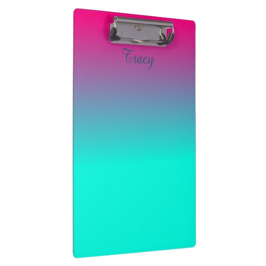 Hübsche Farbe Rosa und Blau Klemmbrett (Rechts)