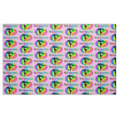 HÜBSCHE FARBEN-I-LIEBE GYMNASTICS-DESIGN STOFF (Fat Quarter (45,7 x 55,9 cm))