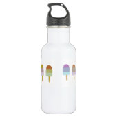 Hübsche Farbenfrohe Popsim Wasser Flasche Edelstahlflasche (Rückseite)