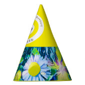 Hübsche, farbenfrohe Wilde Blume Party Hat Partyhütchen (Rechts)