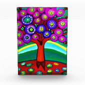 Hübsche Farbenspiel Fotoblock (Vorderseite)