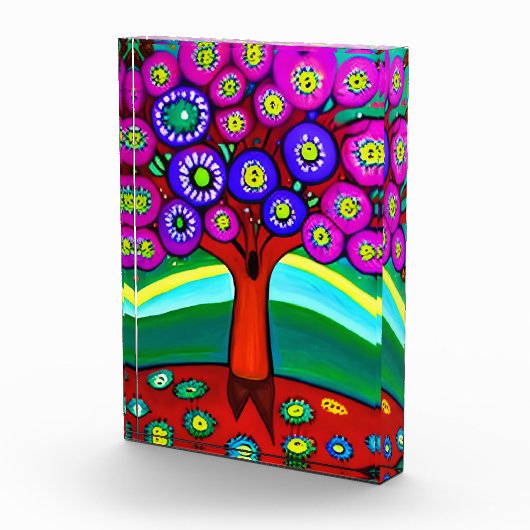 Hübsche Farbenspiel Fotoblock (Rechts)