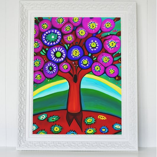 Hübsche Farbenspiel Poster