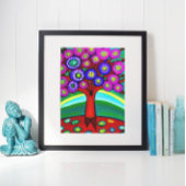 Hübsche Farbenspiel Poster