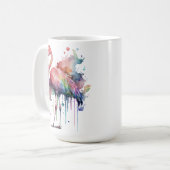 HÜBSCHE FARBFARBE KAFFEETASSE (Vorderseite Links)