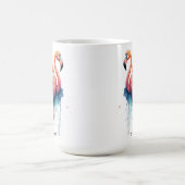 HÜBSCHE FARBFARBE KAFFEETASSE (Mittel)