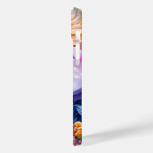Hübsche Farbige Ai Art Blume Personalisiert Case-Mate iPhone Hülle (Rückseite / Links)