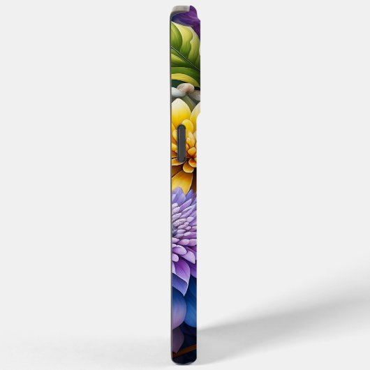Hübsche Farbige Ai Art Blume Personalisiert Case-Mate iPhone Hülle (Rückseite / Rechts)
