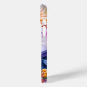 Hübsche Farbige Ai Art Blume Personalisiert Case-Mate iPhone Hülle (Rückseite / Links)