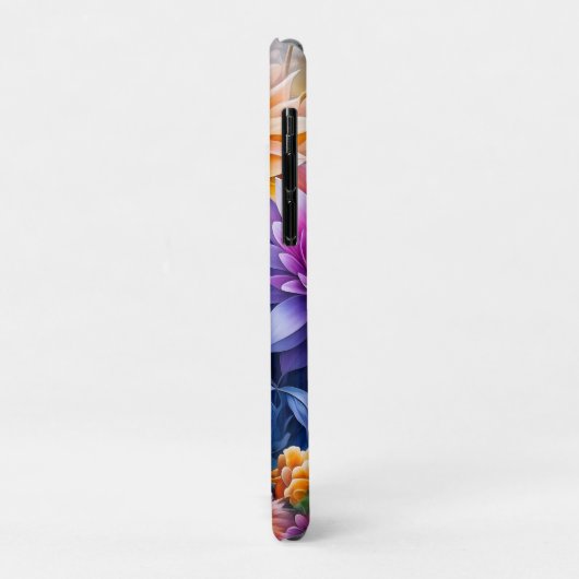 Hübsche Farbige Ai Art Blume Personalisiert Case-Mate iPhone Hülle (Hinten/Links)