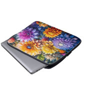 Hübsche Farbige Ai Art Blume Personalisiert Laptopschutzhülle (Vorne Knopf)