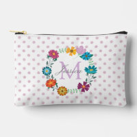 Hübsche farbige Blume Wreath Personalisiert Dotty