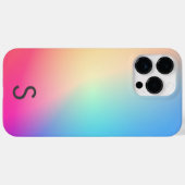 Hübsche farbige, kundenspezifische Monogramm moder Case-Mate iPhone Hülle (Rückseite (Horizontal))