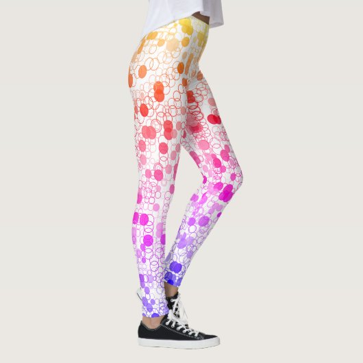 Hübsche Farbkreise Leggings (Rechts)