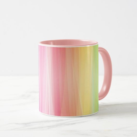 Hübsche Farbspektrum im Inneren zu Geschenk Name K Tasse (VorderseiteRechts)