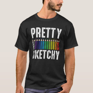 Hübsche Farbstifte für Coole Maler Kunst A T-Shirt