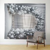 Hübsche Farbtöne der Grauballon-Arche Wandteppich (Beispiel (Horizontal))
