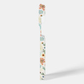 Hübsche Farbtöne, florweiße Farbe iPhone Hülle (Linke Seite)