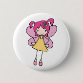 Hübsche Fee Button (Vorderseite)