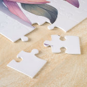 Hübsche Fee sitzt in einer Blume Puzzle (Seite)