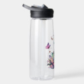 Hübsche Fee sitzt in einer Blume Trinkflasche (Rechts)