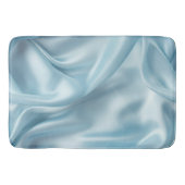 Hübsche Feminine Light Blue Imitats Satin Badematte (Vorderseite)