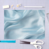 Hübsche Feminine Light Blue Imitats Satin Seidenpapier (Handwerk)