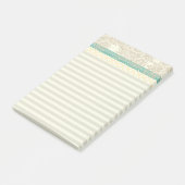 Hübsche feminine sehr pastellfarbene Spitze und St Post-it Klebezettel (angewinkelt)