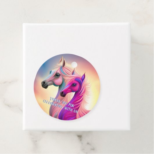 Hübsche Fett- oder Colt-Gender-Darstellung Geschenkanhänger (Beispiel)