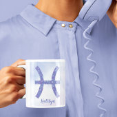 Hübsche Fische Astrologie Signieren Personalisiert Kaffeetasse