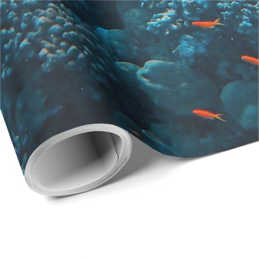 Hübsche Fische und Riffe Geschenkpapier (Rolleneckpunkt)
