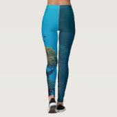 Hübsche Fische und Riffe Leggings (Rückseite)