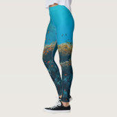 Hübsche Fische und Riffe Leggings (Links)