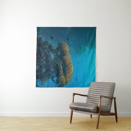 Hübsche Fische und Riffe Wandteppich (Beispiel (Horizontal))