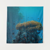 Hübsche Fische und Riffe Wandteppich (Vorderseite)