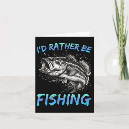 Hübsche Fischerei, die ich eher als Fischer fische Karte (Vorderseite)