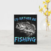Hübsche Fischerei, die ich eher als Fischer fische Karte (Gelbe Blume)