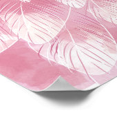 Hübsche Flamingo Art. 2 Poster (Ecke)