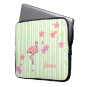 Hübsche Flamingo-Laptop-Abdeckung Laptopschutzhülle (Vorderseite Links)