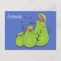 Hübsche Fleischfresser-Pflanze Cartoon