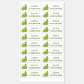 Hübsche Fleischfresser-Pflanze personalisiert Etiketten (Blatt)