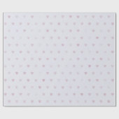 Hübsche Fliederherzen Geschenkpapier (Flach)