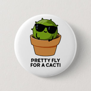 Hübsche Fliege für einen Cacti Funny Cactus Pub Button