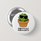 Hübsche Fliege für einen Cacti Funny Cactus Pub Button (Vorne & Hinten)