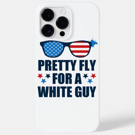 Hübsche Fliege für einen weißen Typ Case-Mate iPhone Hülle (Rückseite)