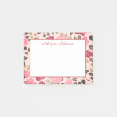 Hübsche Flora Post-it Klebezettel (Vorderseite)