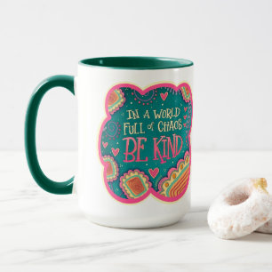 Hübsche floral be nette Inspirivity Coffee Tasse