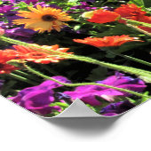 HÜBSCHE FLORAL LUKE 18:27 SCRIPTURE POSTER (Ecke)