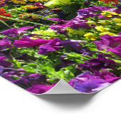 HÜBSCHE FLORAL PHILIPPIANS 4:13 FOTO DESIGN POSTER (Ecke)