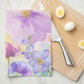 Hübsche florale Aquarelle Geschirrtuch (Viertel Falte)